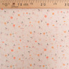 Popeline Imprimé Floralie Saumon - Maison Klem