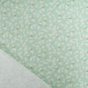 Popeline Imprimé Petites Fleurs Vert d'Eau - Maison Klem