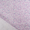 Popeline Imprimé Petites Fleurs Parme - Maison Klem