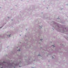Popeline Imprimé Petites Fleurs Parme - Maison Klem