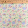 Popeline Imprimé Jaune Pastel Motif Pastèque - Maison Klem