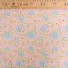 Popeline Imprimé Rose Saumon Motif Pastèque - Maison Klem