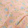 Popeline Imprimé Rose Saumon Motif Pastèque - Maison Klem