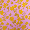 Popeline Imprimé Romancia Rose et Jaune - Maison Klem