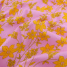 Popeline Imprimé Romancia Rose et Jaune - Maison Klem