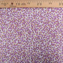 Popeline Imprimé Utopia Violet - Maison Klem