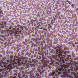 Popeline Imprimé Utopia Violet - Maison Klem