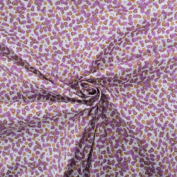 Popeline Imprimé Utopia Violet - Maison Klem