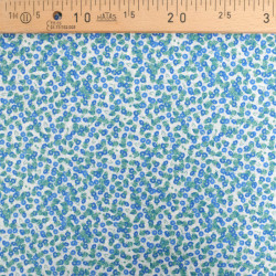 Popeline Imprimé Utopia Bleu - Maison Klem