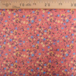 Popeline Imprimé Champêtre Rose Ancien - Maison Klem