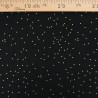 Double Gaze Pois Dorés Noire - Maison Klem