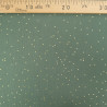 Double Gaze Pois Dorés Kaki - Maison Klem