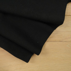 Rib Cuff Alix - Black - Maison Klem