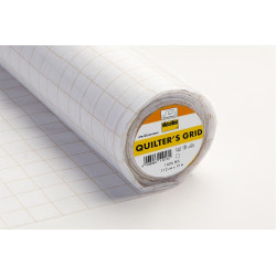 Tissu Thermocollant Quilter'S Grid Blanc - Maison Klem