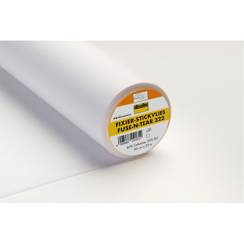 Vlieseline  Fixier Stickvlies Fuse N Tear  - Maison Klem