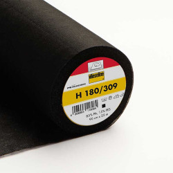Vlieseline H180 Entoilage Thermocollant Noir - Maison Klem