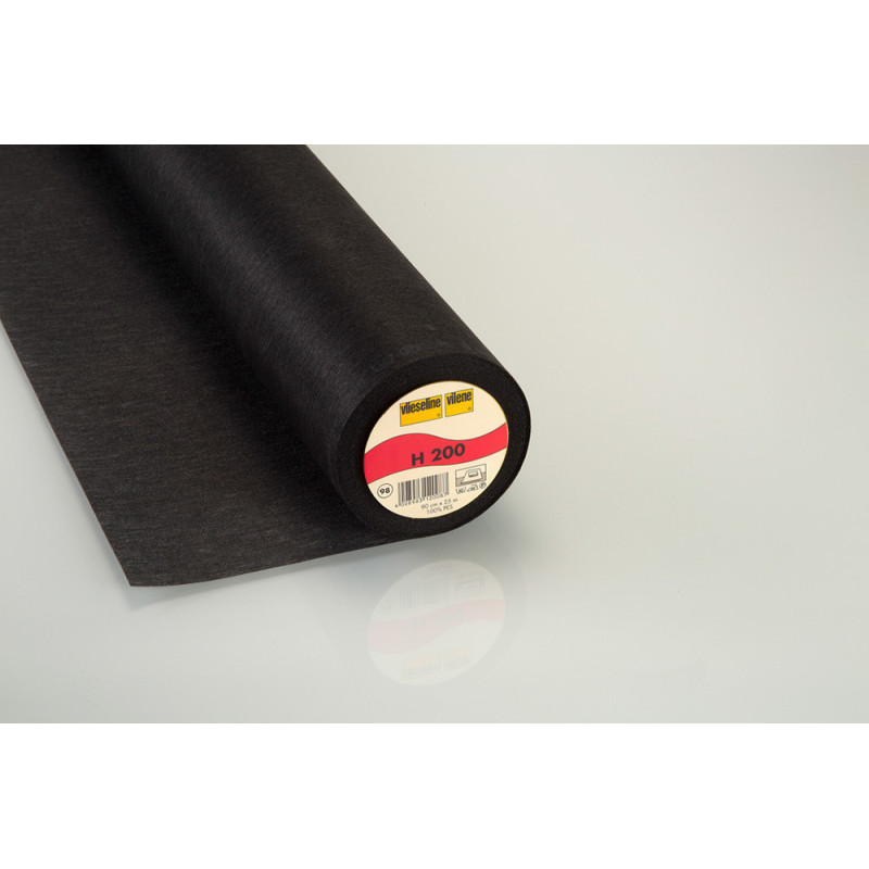 Vlieseline H200 Entoilage Thermocollant Noir - Maison Klem
