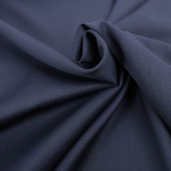 Sergé Polyviscose Céline - Marine - Maison Klem