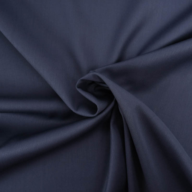 Sergé Polyviscose Céline - Marine - Maison Klem