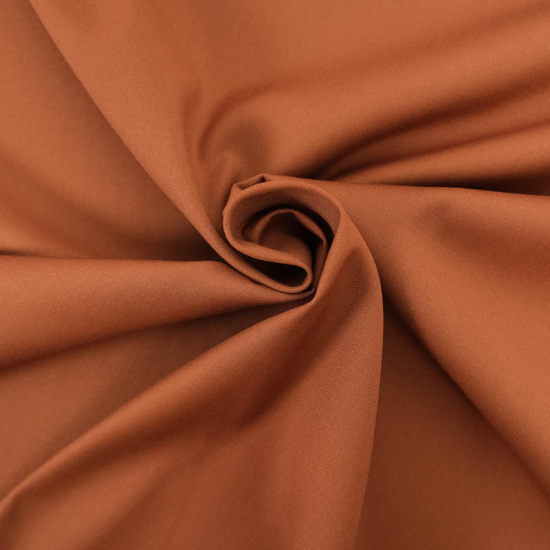 Sergé Polyviscose Céline - Châtaigne - Maison Klem