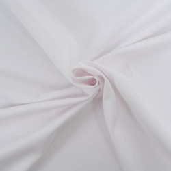 Sergé Polyviscose Céline - Blanc - Maison Klem