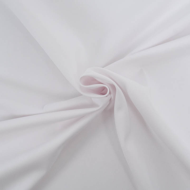 Sergé Polyviscose Céline - Blanc - Maison Klem