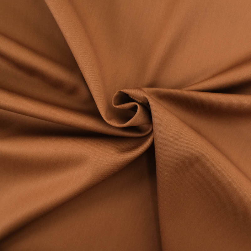 Sergé Polyviscose Céline - Chocolat - Maison Klem