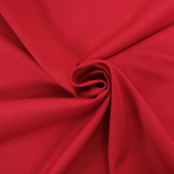 Sergé Polyviscose Céline - Rouge - Maison Klem