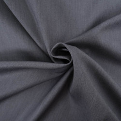 Sergé Polyviscose Céline - Gris Foncé - Maison Klem