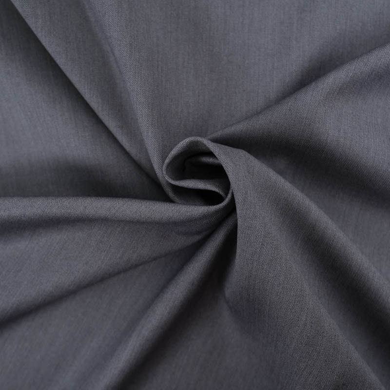 Sergé Polyviscose Céline - Gris Foncé - Maison Klem