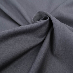Sergé Polyviscose Céline - Gris Foncé - Maison Klem