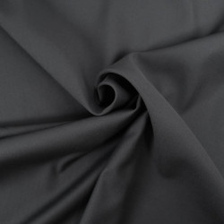 Sergé Polyviscose Céline - Noir - Maison Klem