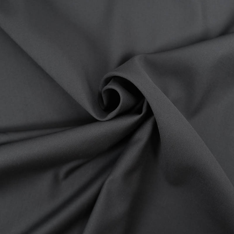 Sergé Polyviscose Céline - Noir - Maison Klem