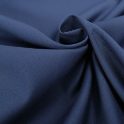 Sergé Polyviscose Céline - Bleu Indigo - Maison Klem
