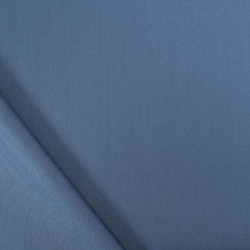 Sergé Polyviscose Céline - Bleu Denim - Maison Klem