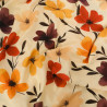 Popeline de Viscose Imprimé Ella Tangerine - Maison Klem