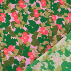 Popeline de Viscose Imprimé Maggie Rose - Maison Klem