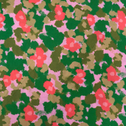 Popeline de Viscose Imprimé Maggie Rose - Maison Klem