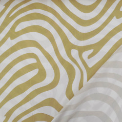 Popeline de Viscose Imprimé Ellie Vert - Maison Klem