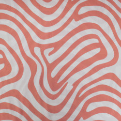 Popeline de Viscose Imprimé Ellie Marsala - Maison Klem