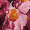 Popeline de Viscose Imprimé Orchid Prune - Maison Klem