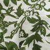 Popeline de Viscose Imprimé Namia Vert Sapin - Maison Klem