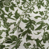 Popeline de Viscose Imprimé Namia Vert Sapin - Maison Klem