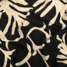 Popeline de Viscose Imprimé Tilly Noir Ecru - Maison Klem