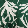 Popeline de Viscose Imprimé Tilly Vert Blanc - Maison Klem