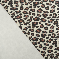 Sweat Imprimé Léopard Envers Doudou - Maison Klem