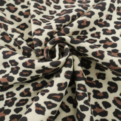 Sweat Imprimé Léopard Envers Doudou - Maison Klem