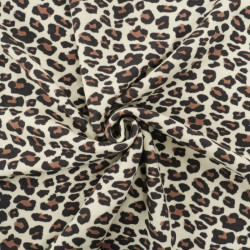 Sweat Imprimé Léopard Envers Doudou - Maison Klem