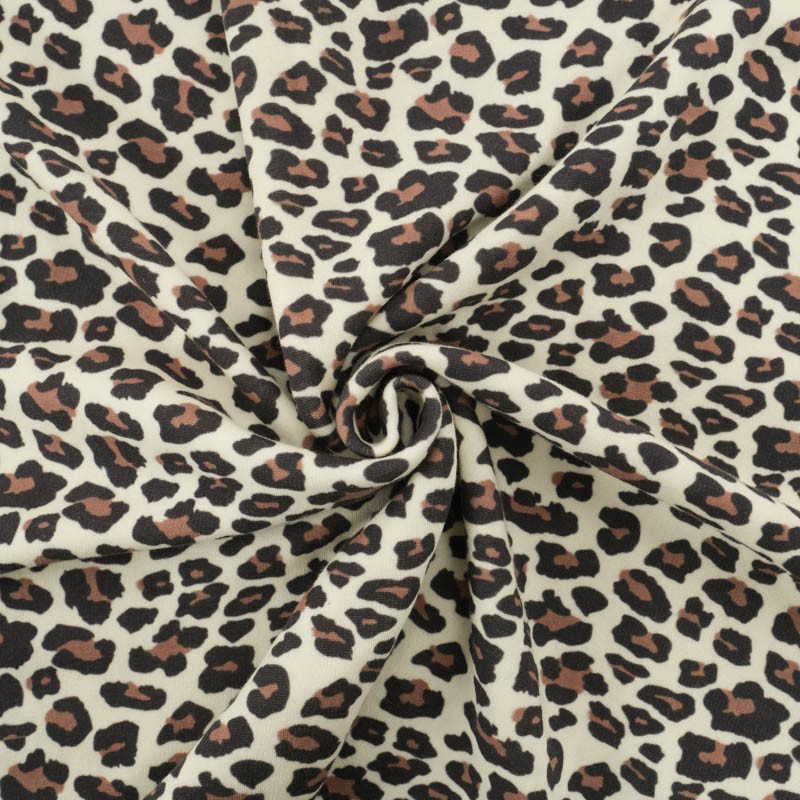 Sweat Imprimé Léopard Envers Doudou - Maison Klem