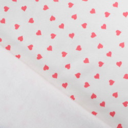 Sweat Imprimé Coeurs Rouges Envers Doudou - Maison Klem